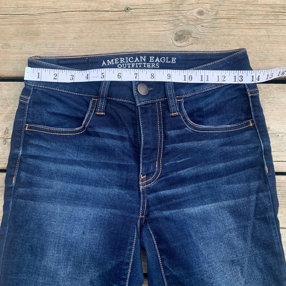💜 American Eagle Jegging Crop Jeans | Super Stretch | Size 2 - Picture 9 of 10